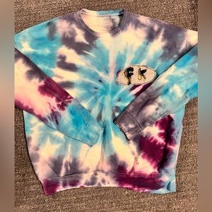 Sample from my brand, denim patch sweatshirt